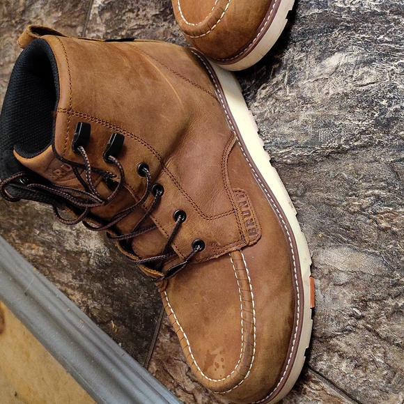 BRUNT MENS LEATHER WORK BOOTS - Picture 8 of 10